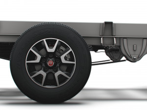 Fiat Ducato Chassis CrCab 3800WB 2023 Modelo 3D