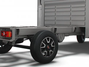 Fiat Ducato Chassis CrCab 3800WB 2023 3D Model