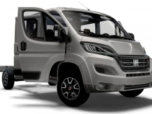 Fiat Ducato Chassis CrCab 3800WB 2023 3D Model