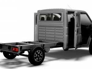 Fiat Ducato Chassis CrCab 3800WB 2023 Modelo 3D