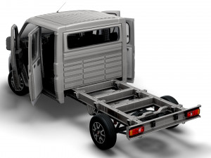 Fiat Ducato Chassis CrCab 3800WB 2023 Modelo 3D