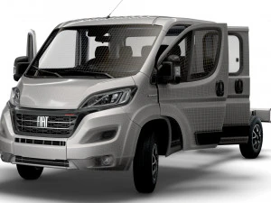 Fiat Ducato Chassis CrCab 3800WB 2023 3D Model