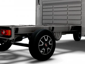 Fiat Ducato Chassis CrCab 3800WB 2023 3D Model