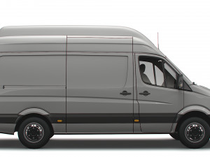 Freightliner Sprinter Cargo Van L2H3 2009 3D 모델