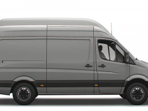 Freightliner Sprinter Cargo Van L2H3 2009 3D Model