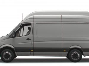 Freightliner Sprinter Cargo Van L2H3 2009 3D 모델