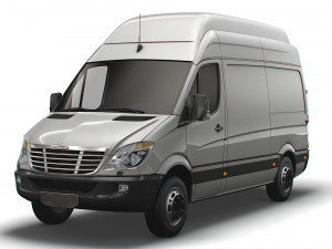 Freightliner Sprinter Cargo Van L2H3 2009 3D 모델