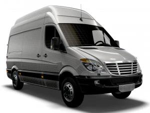 Freightliner Sprinter Cargo Van L2H3 2009 3D Model