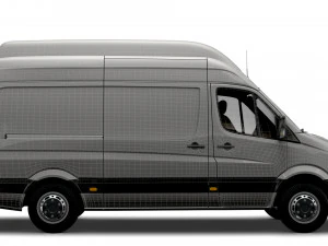 Freightliner Sprinter Cargo Van L2H3 2009 3D Model