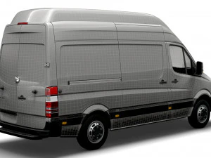 Freightliner Sprinter Cargo Van L2H3 2009 3D Model