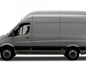 Freightliner Sprinter Cargo Van L2H3 2009 3D Model
