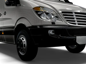 Freightliner Sprinter Cargo Van L2H3 2009 3D Model