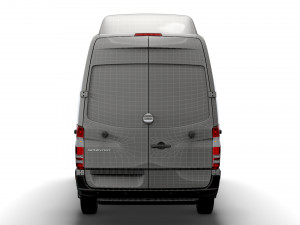 Freightliner Sprinter Cargo Van L2H3 2009 3D 모델