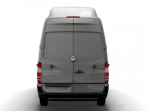 Freightliner Sprinter Cargo Van L2H3 2009 3D Model