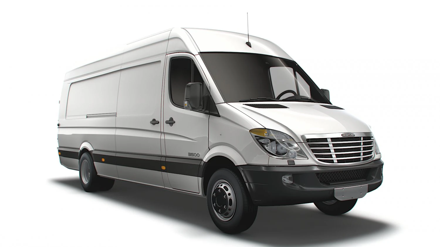 Freightliner Sprinter Cargo Van L4H2 2008 3D Model .c4d .max .obj .3ds .fbx .stl .blend