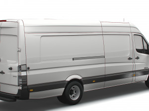 Freightliner Sprinter Cargo Van L4H2 2008 3D 모델