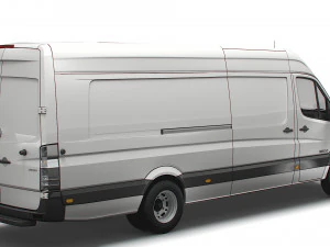 Freightliner Sprinter Cargo Van L4H2 2008 3D Model