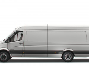 Freightliner Sprinter Cargo Van L4H2 2008 3D 모델