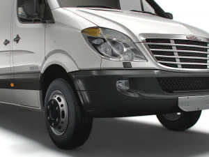 Freightliner Sprinter Cargo Van L4H2 2008 3D Model