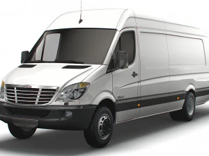 Freightliner Sprinter Cargo Van L4H2 2008 3D Model