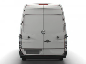 Freightliner Sprinter Cargo Van L4H2 2008 3D Model