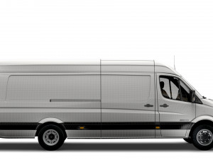 Freightliner Sprinter Cargo Van L4H2 2008 3D 모델
