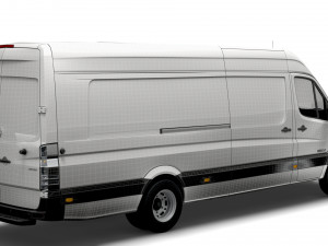 Freightliner Sprinter Cargo Van L4H2 2008 3D 모델