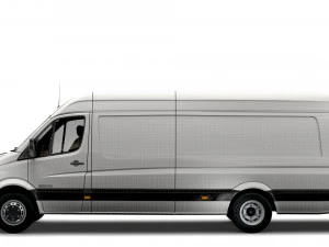 Freightliner Sprinter Cargo Van L4H2 2008 3D Model