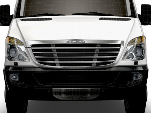 Freightliner Sprinter Cargo Van L4H2 2008 3D 모델