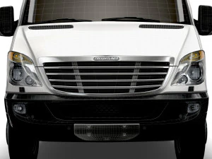 Freightliner Sprinter Cargo Van L4H2 2008 3D Model