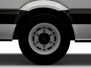 Freightliner Sprinter Cargo Van L4H2 2008 3D 모델