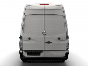 Freightliner Sprinter Cargo Van L4H2 2008 3D 모델