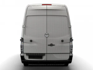Freightliner Sprinter Cargo Van L4H2 2008 3D Model