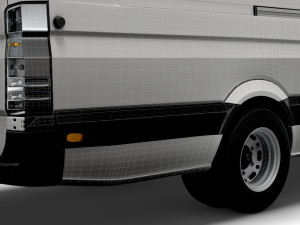 Freightliner Sprinter Cargo Van L4H2 2008 3D 모델