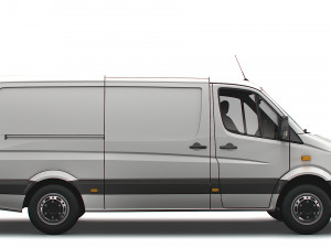 Mercedes Benz Sprinter Van L2H1 2008 3D Модель