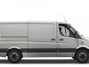 Mercedes Benz Sprinter Van L2H1 2008 3D Model