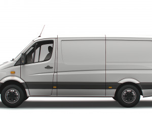 Mercedes Benz Sprinter Van L2H1 2008 3D Модель