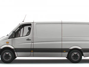 Mercedes Benz Sprinter Van L2H1 2008 3D Model