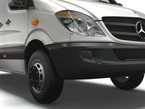 Mercedes Benz Sprinter Van L2H1 2008 3D Model