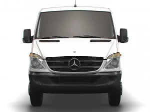 Mercedes Benz Sprinter Van L2H1 2008 3D Model