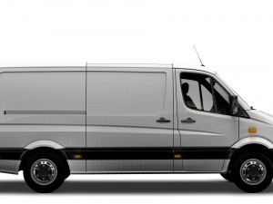 Mercedes Benz Sprinter Van L2H1 2008 3D Модель