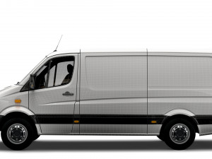 Mercedes Benz Sprinter Van L2H1 2008 3D Модель