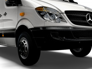 Mercedes Benz Sprinter Van L2H1 2008 3D Модель