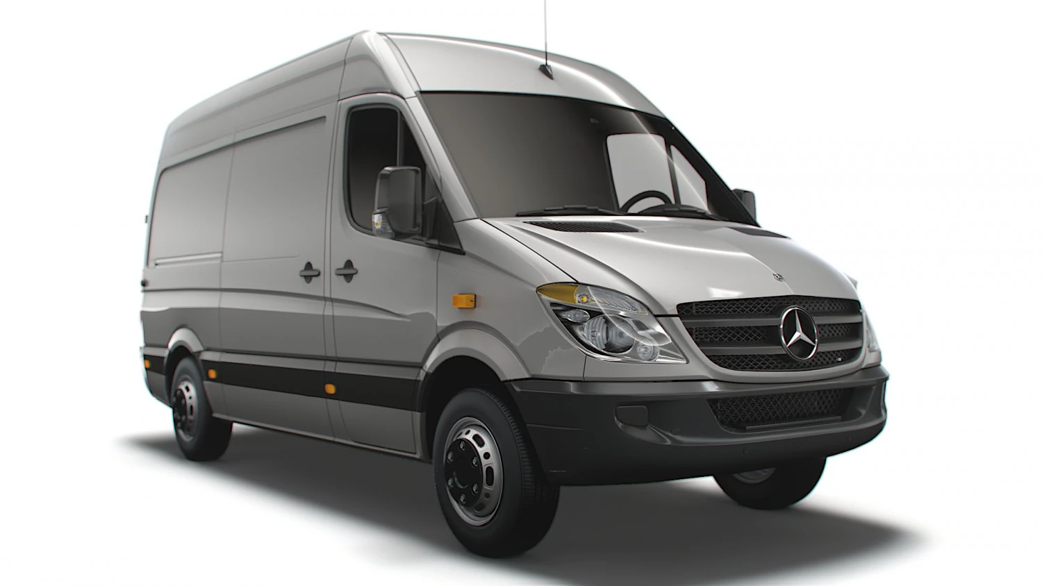 Mercedes Benz Sprinter Van L2H2 2008 3D Model .c4d .max .obj .3ds .fbx .stl .blend 