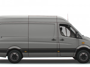 Mercedes Benz Sprinter Van L2H2 2008 3Dモデル