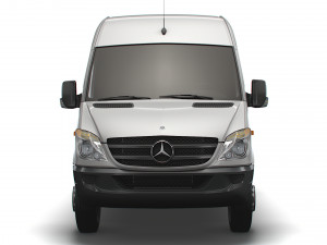 Mercedes Benz Sprinter Van L2H2 2008 3Dモデル