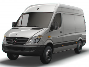 Mercedes Benz Sprinter Van L2H2 2008 3Dモデル