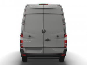 Mercedes Benz Sprinter Van L2H2 2008 3Dモデル