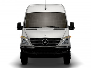 Mercedes Benz Sprinter Van L2H2 2008 3Dモデル
