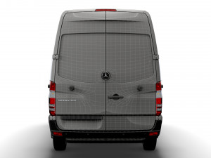 Mercedes Benz Sprinter Van L2H2 2008 3Dモデル